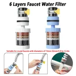 4Pcs-6 Layer Faucet Water Filter - Image 3